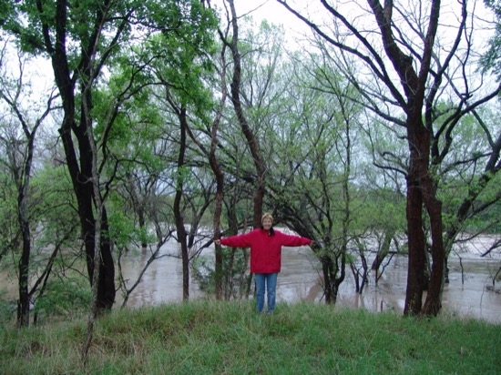 River meets the creek